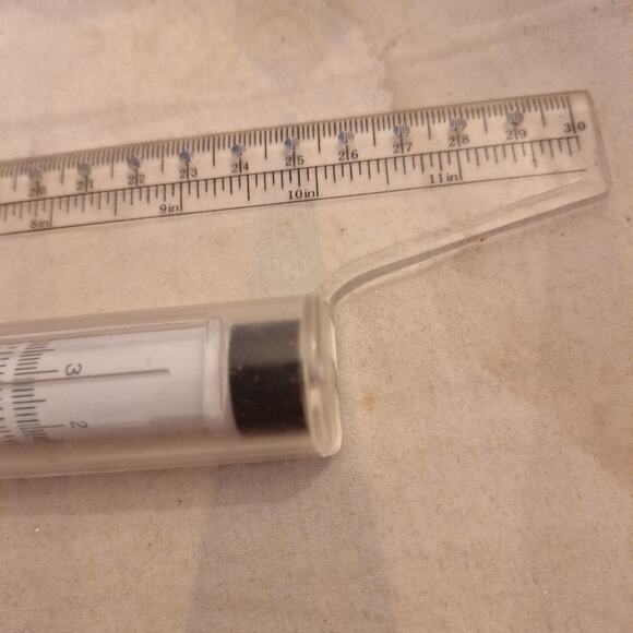 Multi Purpose Rolling Ruler Plastic 12 In. - Picture 3 of 4